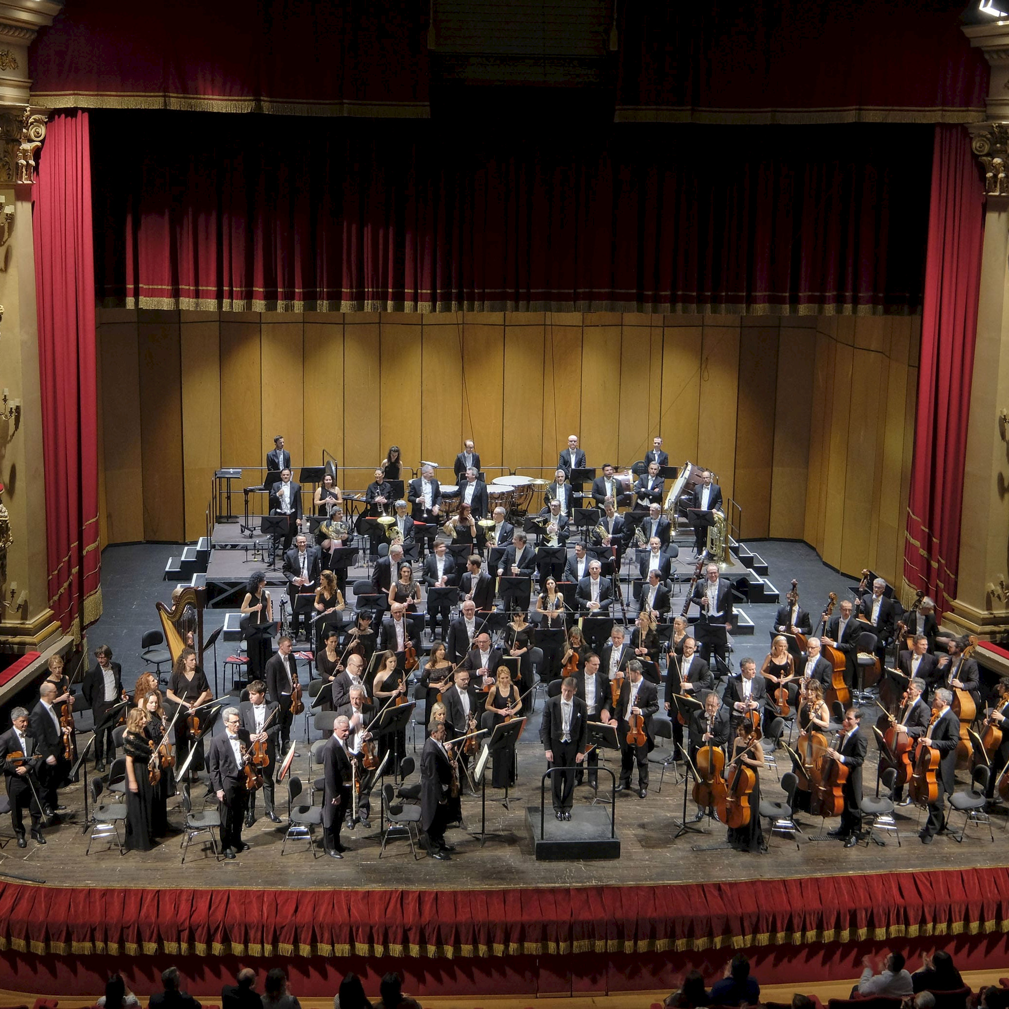 The Orchestra of Fondazione Arena di Verona for young Santonja's debut