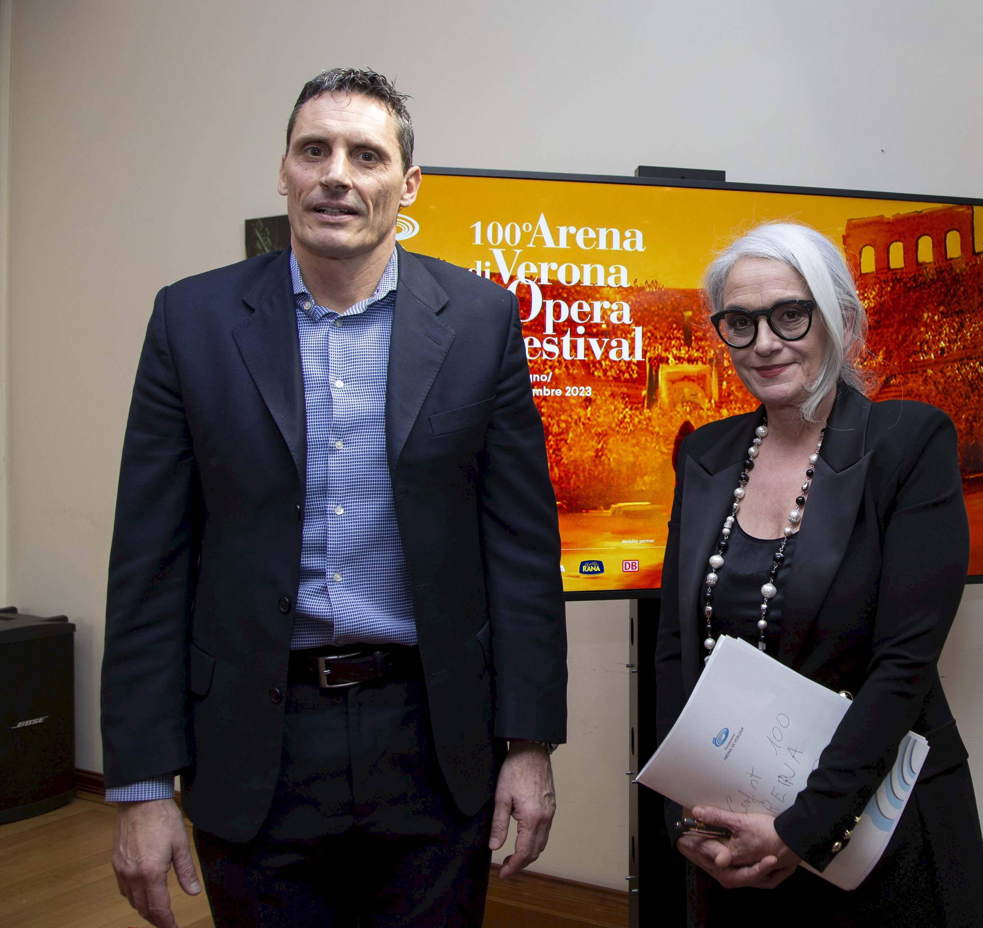 Presentation of the cast for the 100th Arena di Verona Opera Festival 2023