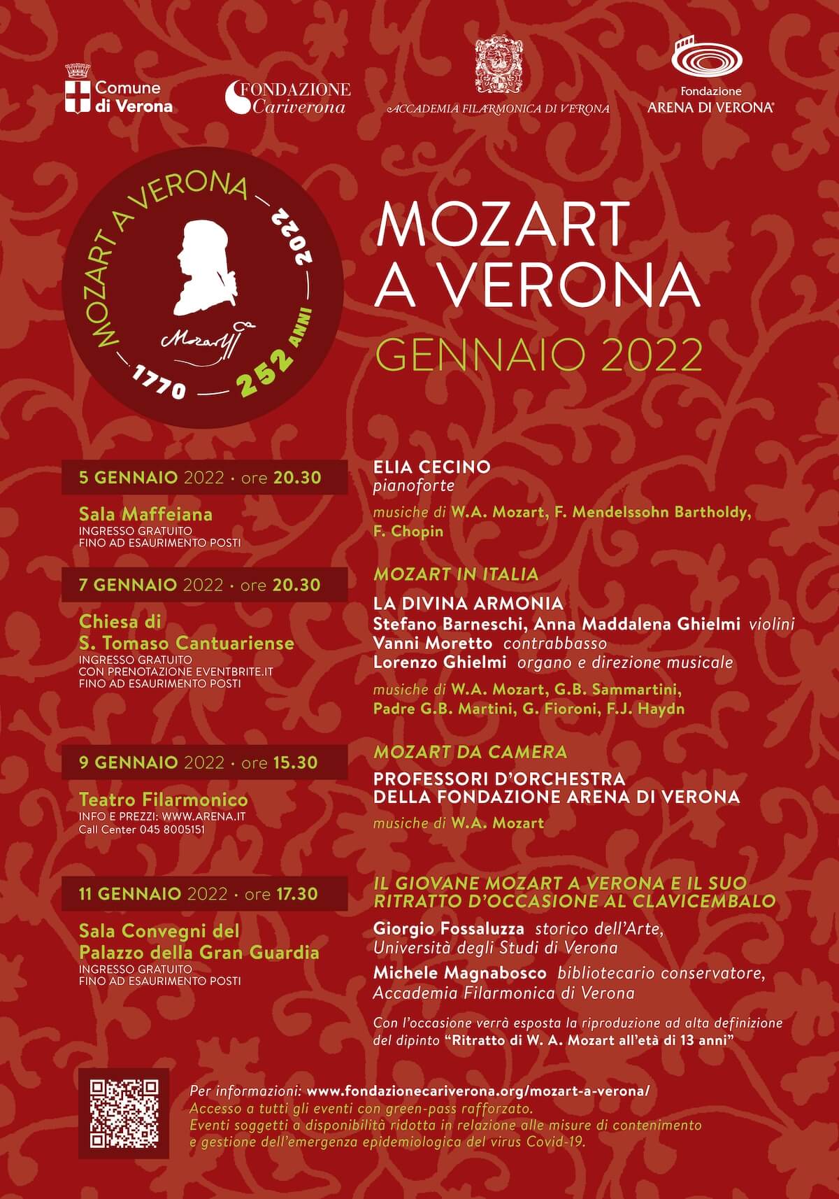 Mozart a Verona 2022_Locandina