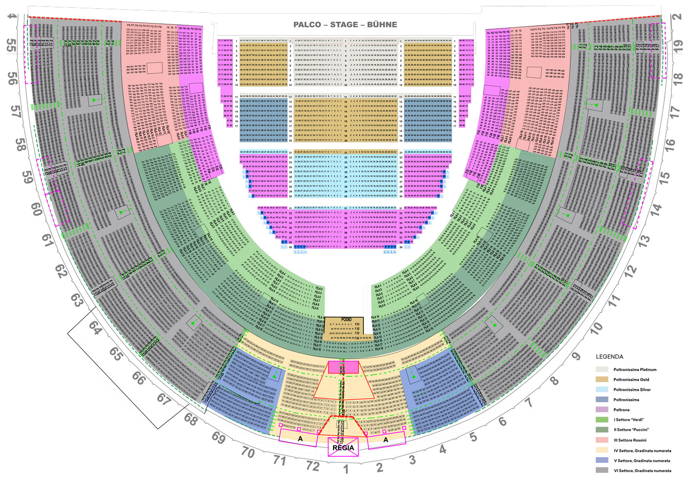 Arena Prezzi Biglietti Eventi e Mappa Posti