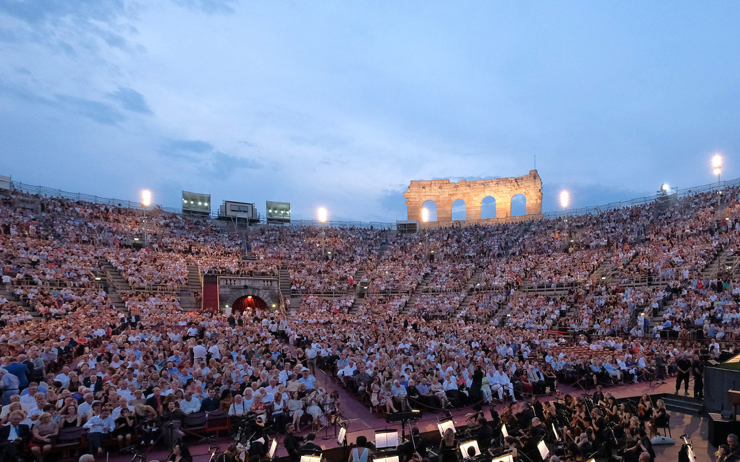 Verona opera festival celebrates centenary in City of Love's arena